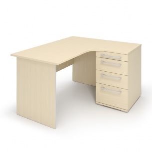 Стол угловой на ЛДСП с тумбой