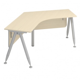 Стол угловой 120° на металлокаркасе