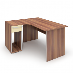 Стол угловой на ЛДСП с тумбой