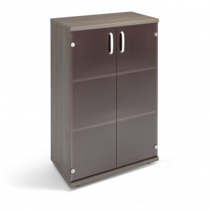 Шкаф средний со стеклянными дверями