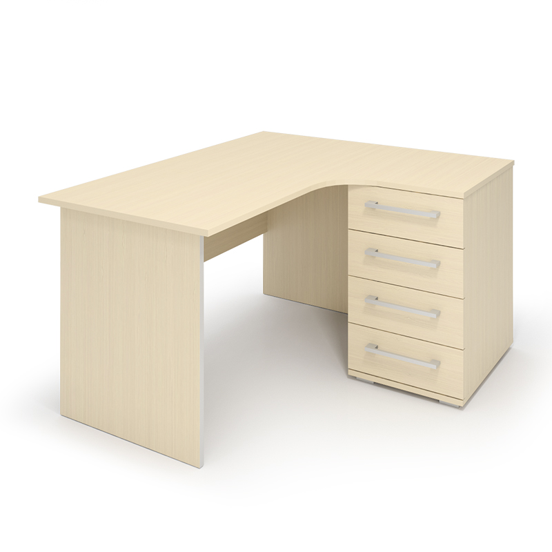 Стол угловой на ЛДСП с тумбой