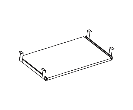 Полка под клавиатуру