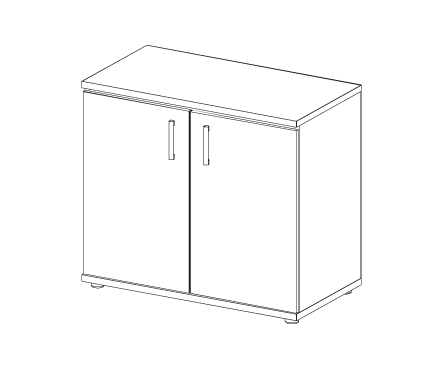Шкаф низкий