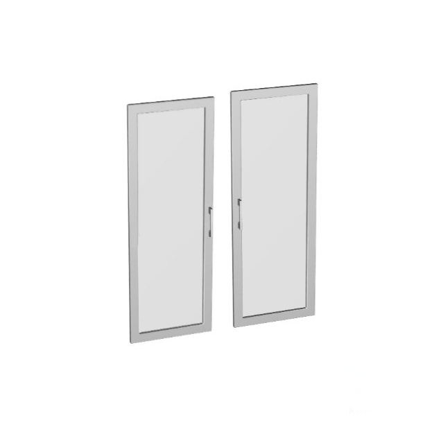 Двери (рамка алюминиевая) к шкафам Тр-2.1 и Тр-2.3 (2 шт.)