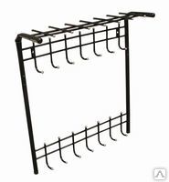 (Н) Вешалка двухъярусная с полкой