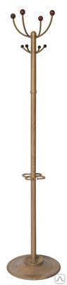 Вешалка напольная на 4 крючков Квартет-3 (под дерево)