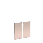 Двери низкие стеклянные (2 шт.)