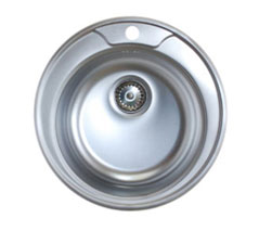 Мойка нерж. круглая КромРус D 49  (430) 0,6мм, 3,5