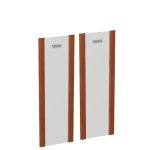 Дверь стеклянная в рамке МДФ комплект (2 шт.)