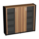 Шкаф комбинированный (полки и гардероб)